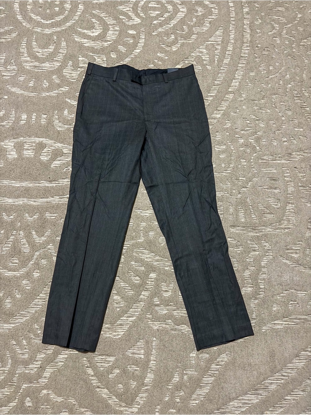 Perry Ellis Modern Fit Dress Pants 34x30 NWT Charcoal Gray